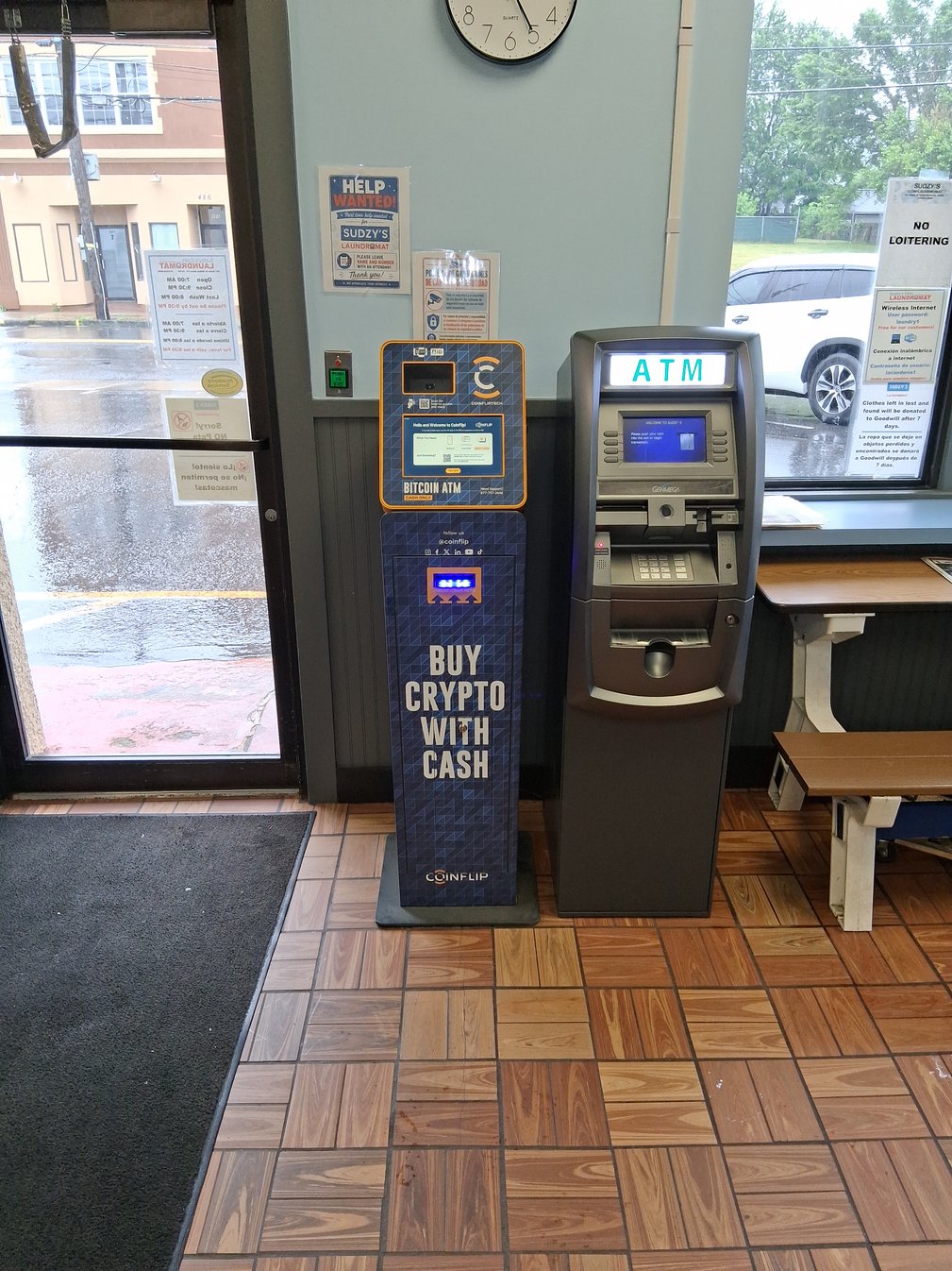 CoinFlip Bitcoin ATM - Sudzy's Laundromat (Wilkes-Barre)