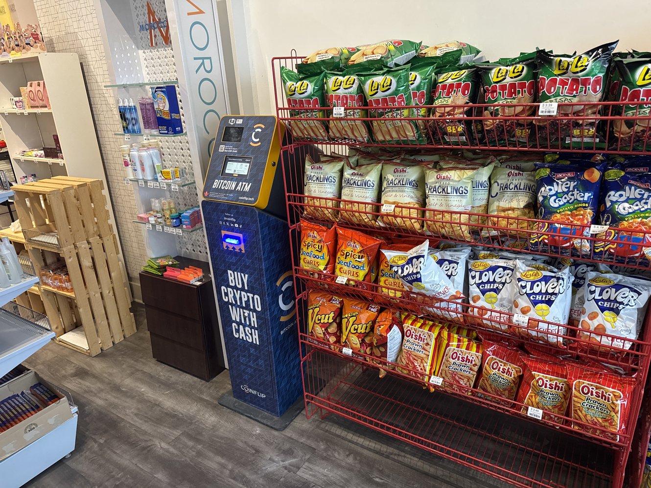 CoinFlip Bitcoin ATM - 888 Asian variety store (Fort Saskatchewan)